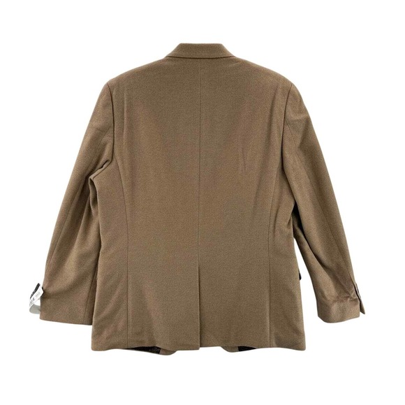Lauren Ralph Lauren Men's Camel Wool Silk Cashmere Blend Blazer Classic Fit 41R - Picture 9 of 9